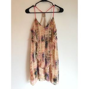 Short floral dress size small